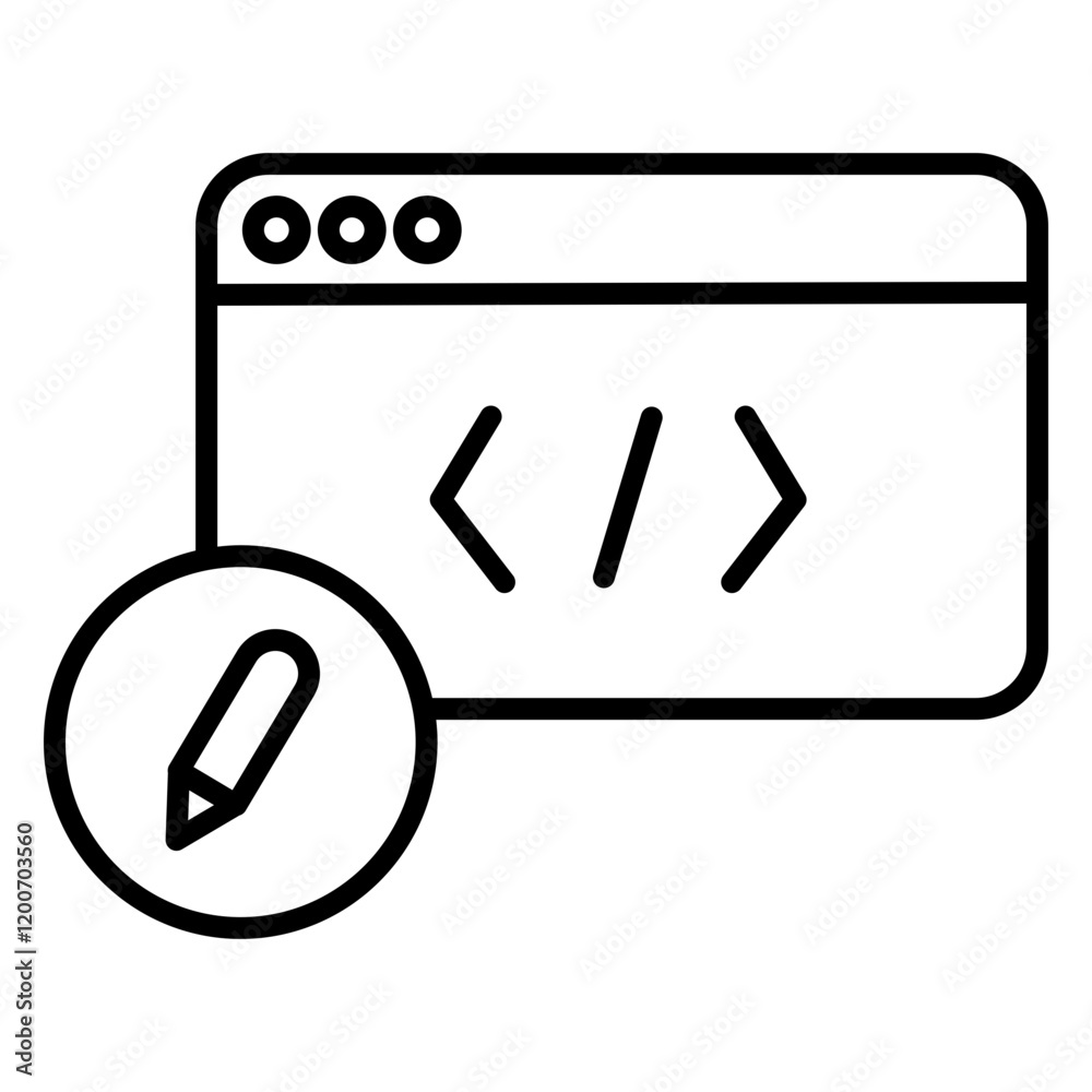 Modern software development icon featuring symbols like code, cloud, servers, and debugging tools, ideal for tech projects, apps, websites, or programming-related designs. Modern software development icon featuring symbols like code, cloud, servers, and debugging tools, ideal for tech projects, apps, websites, or programming-related designs.