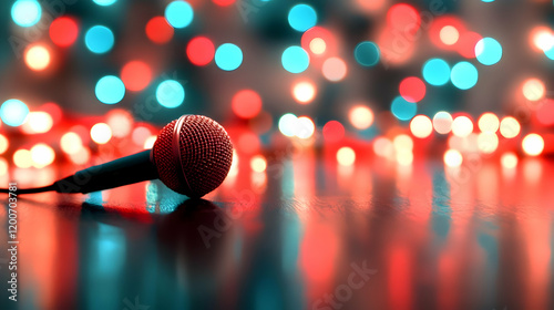 Microphone Lies on Reflecti...