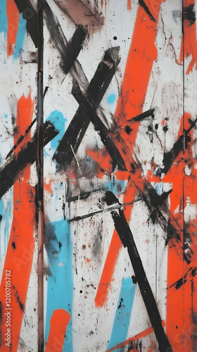 Abstract Graffiti Art on We...