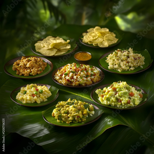 Assortment of delicious foo...