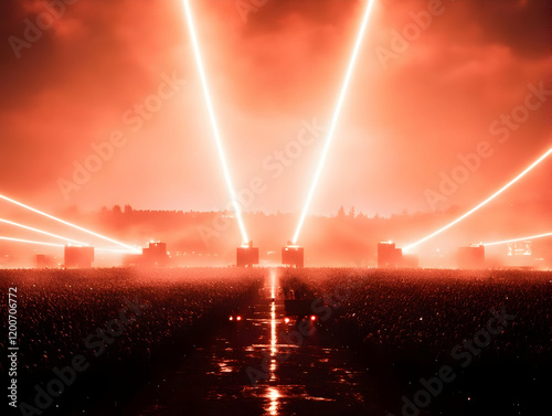 Bright Lights Illuminate a ...