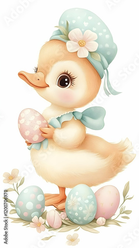 Adorable Duckling Holds Dec...