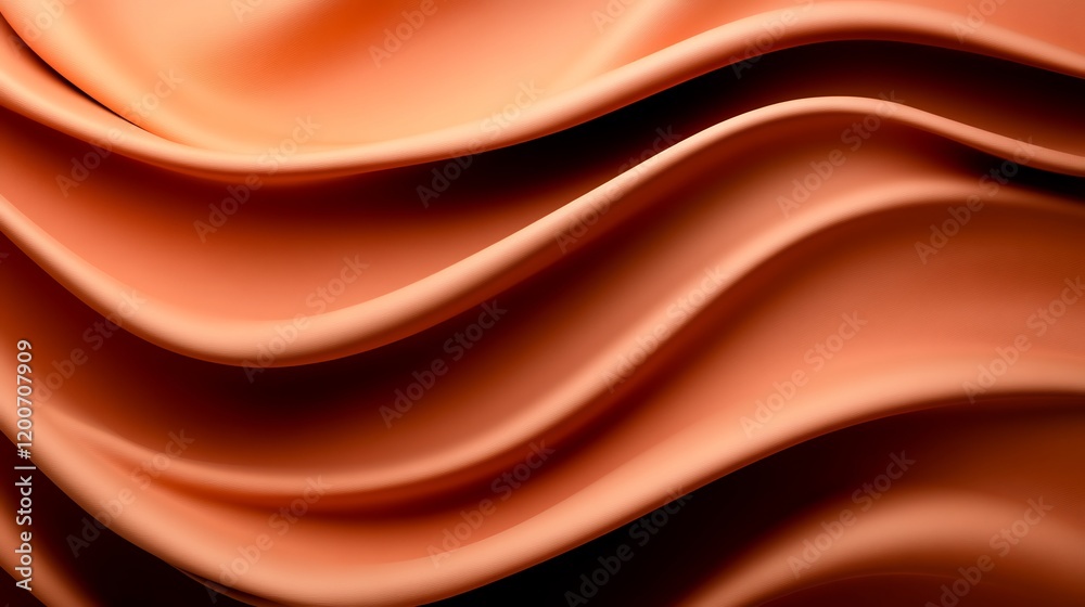 Fototapeta premium Abstract Coral Waves: A Study in Texture and Light