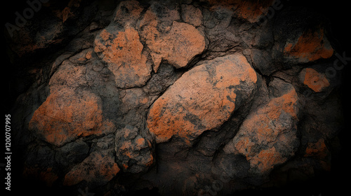 Dark Rock Surface Texture S...