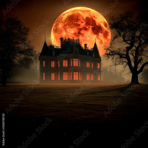Glowing Mansion Stands Unde...