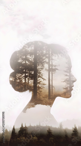 Double Exposure Illustratio...