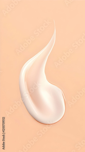 Creamy white lotion texture...