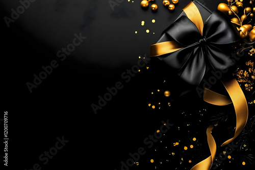 Elegant Black Gift Box with...