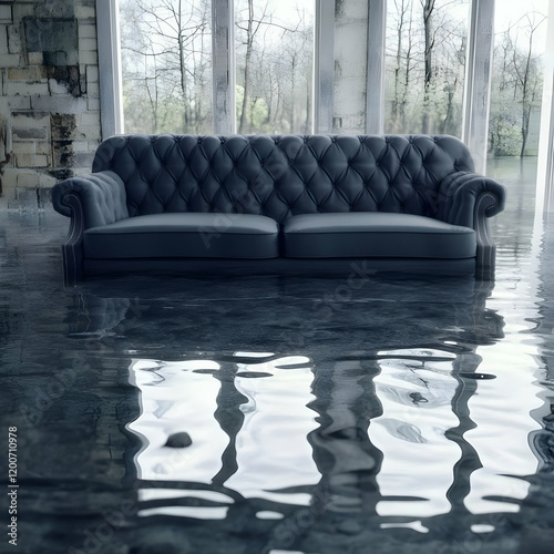 Flooded Room with a Chester...