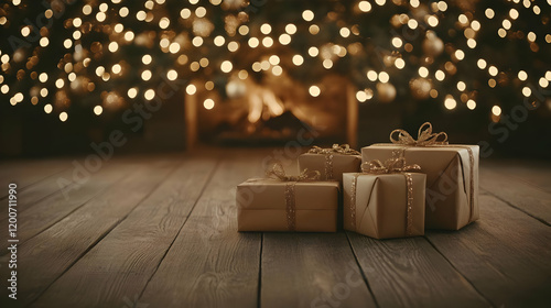 Christmas Gifts Rest on Rus...