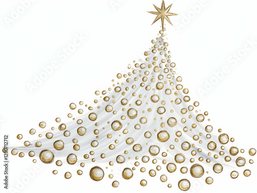 Abstract Christmas Tree Ill...