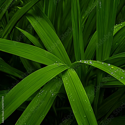 Close-up of Lush Green Leav...