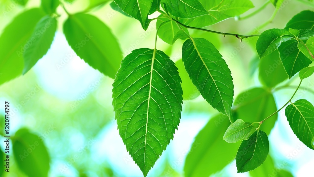 green leaf, nature background and copy space green leaf, nature background and copy space