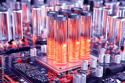 Glowing Cylinders Power a F...