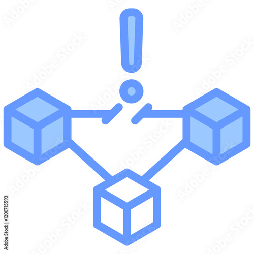 Byzantine Fault Tolerance Blue Icon