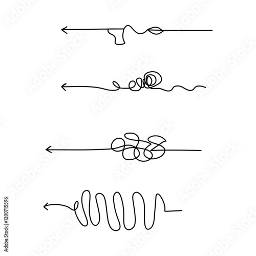 Hand drawn of tangle scrawl sketch Abstract scribble Vector illustration