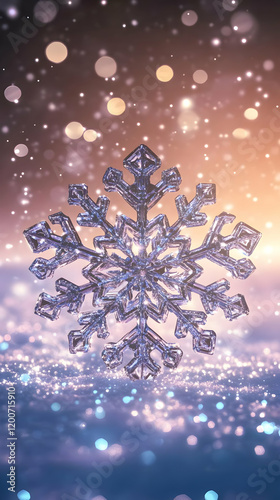 Intricate Snowflake Sparkle...