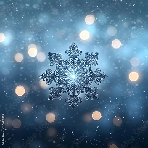 Intricate Snowflake Sparkle...