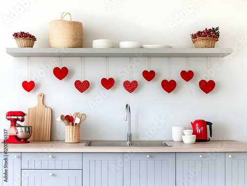 Modern Kitchen Decorated wi...
