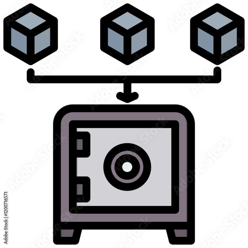 Pos Outline Color Icon