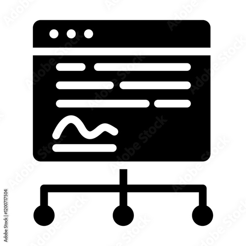 Smart Contract Glyph Icon
