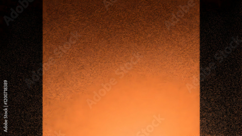 Abstract Orange and Black B...