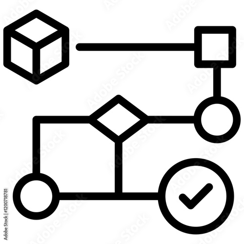 Consensus Algorithm Outline Icon