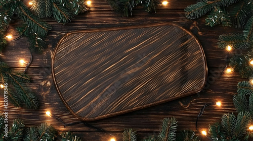 Empty Wooden Cutting Board ...