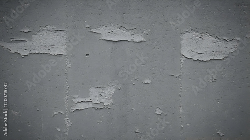 Gray Concrete Wall with Pee...