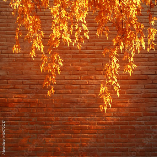 Golden Autumn Leaves Gracef...