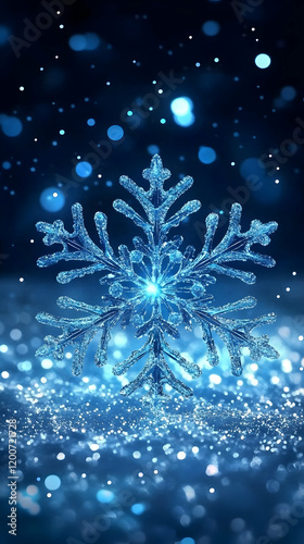 Intricate Snowflake Sparkle...