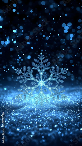 Sparkling Snowflake Shines ...