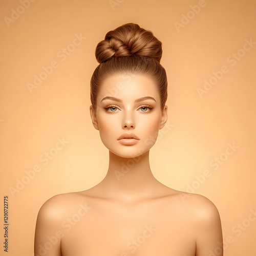 Beautiful Woman with Flawle...
