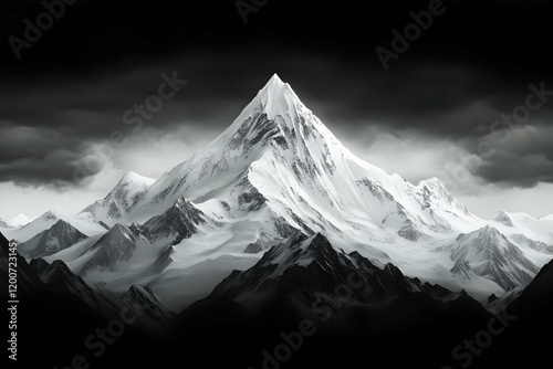 Majestic Snow-Capped Mounta...