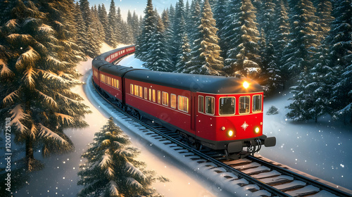 Red Train Journeys Through ...