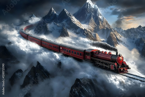 Red Train Journeys Through ...