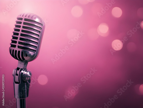 Retro Microphone Stands on ...
