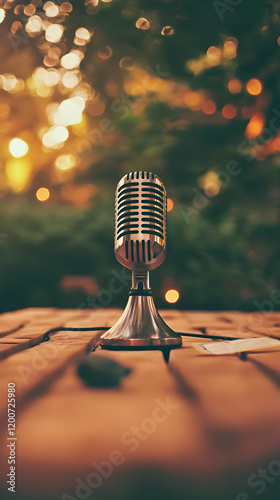 Retro Microphone Stands on ...