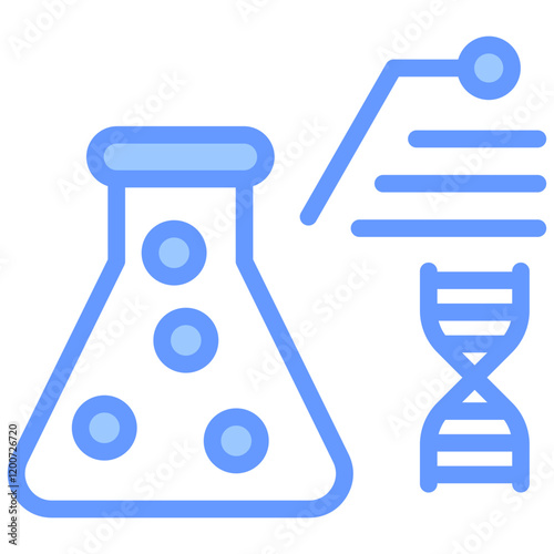 Synthentic Biology Blue Icon