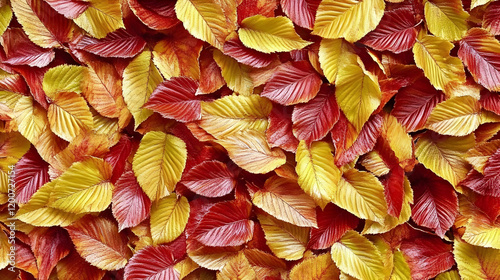 Vibrant Autumn Leaves Backg...