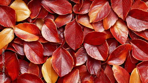 Red and Gold Autumn Leaves ...