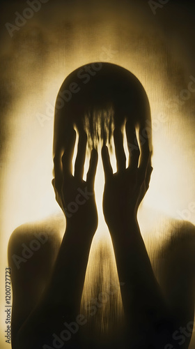 Silhouette of a Person with...