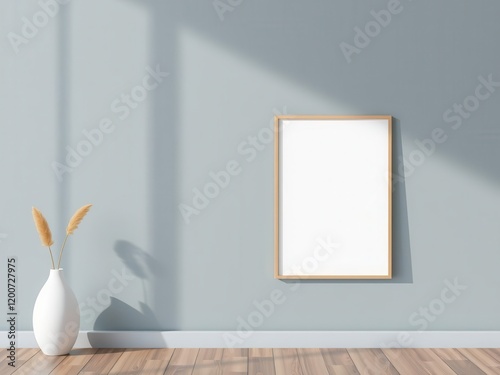 A realistic wall art mockup showcasing a stylish print design preview, preview, digital, design
