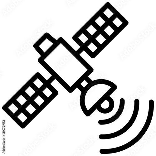 Remote Sensing Outline Icon