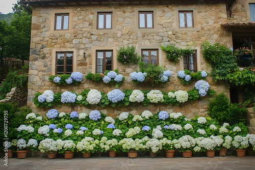 Stone House Decorated with ...