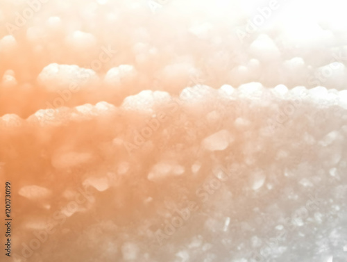 Abstract Blurred Orange and...