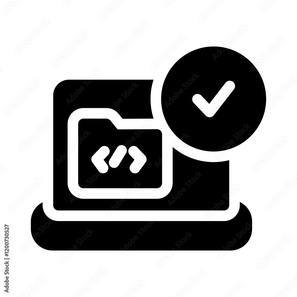 Software development icon glyph featuring symbols like code, cloud, servers, and debugging tools, ideal for tech projects, apps, websites, or programming-related designs. Software development icon glyph featuring symbols like code, cloud, servers, and debugging tools, ideal for tech projects, apps, websites, or programming-related designs.