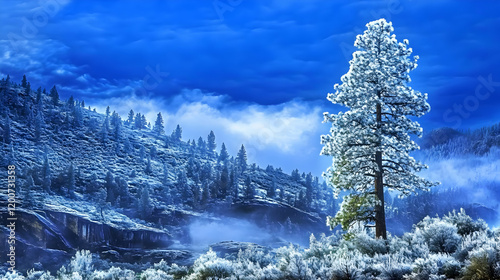 Frozen Majesty: Snow-Covere...