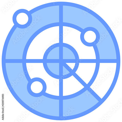 Sensor Fusion Blue Icon