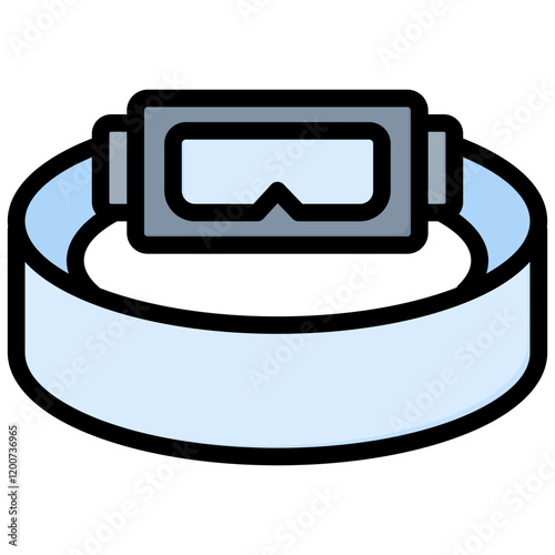 Virtual Immersion Outline Color Icon